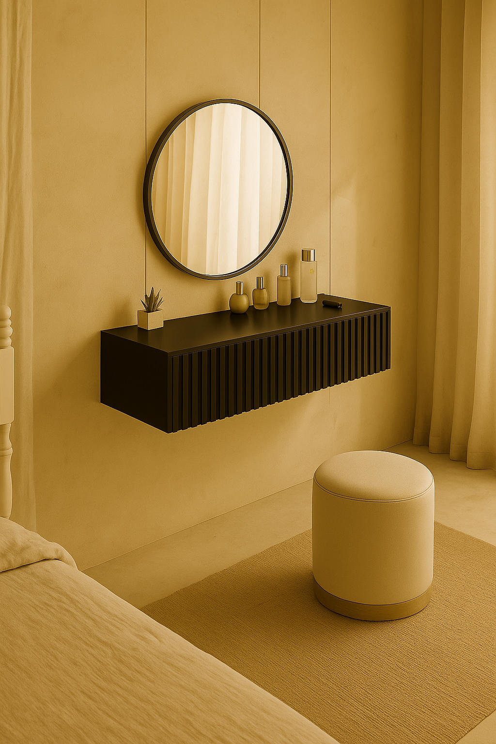 Zwevende Loft Make-up tafel