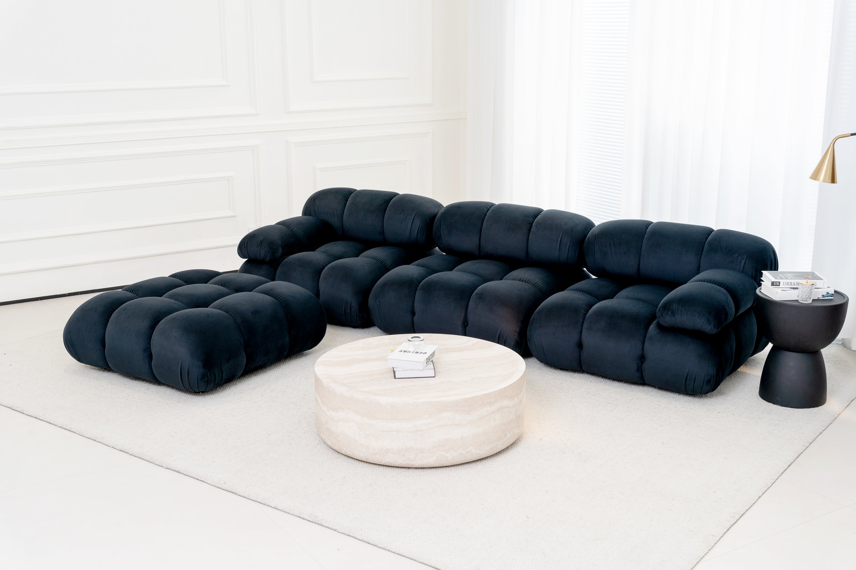 Maven Chaise Lounge Noir