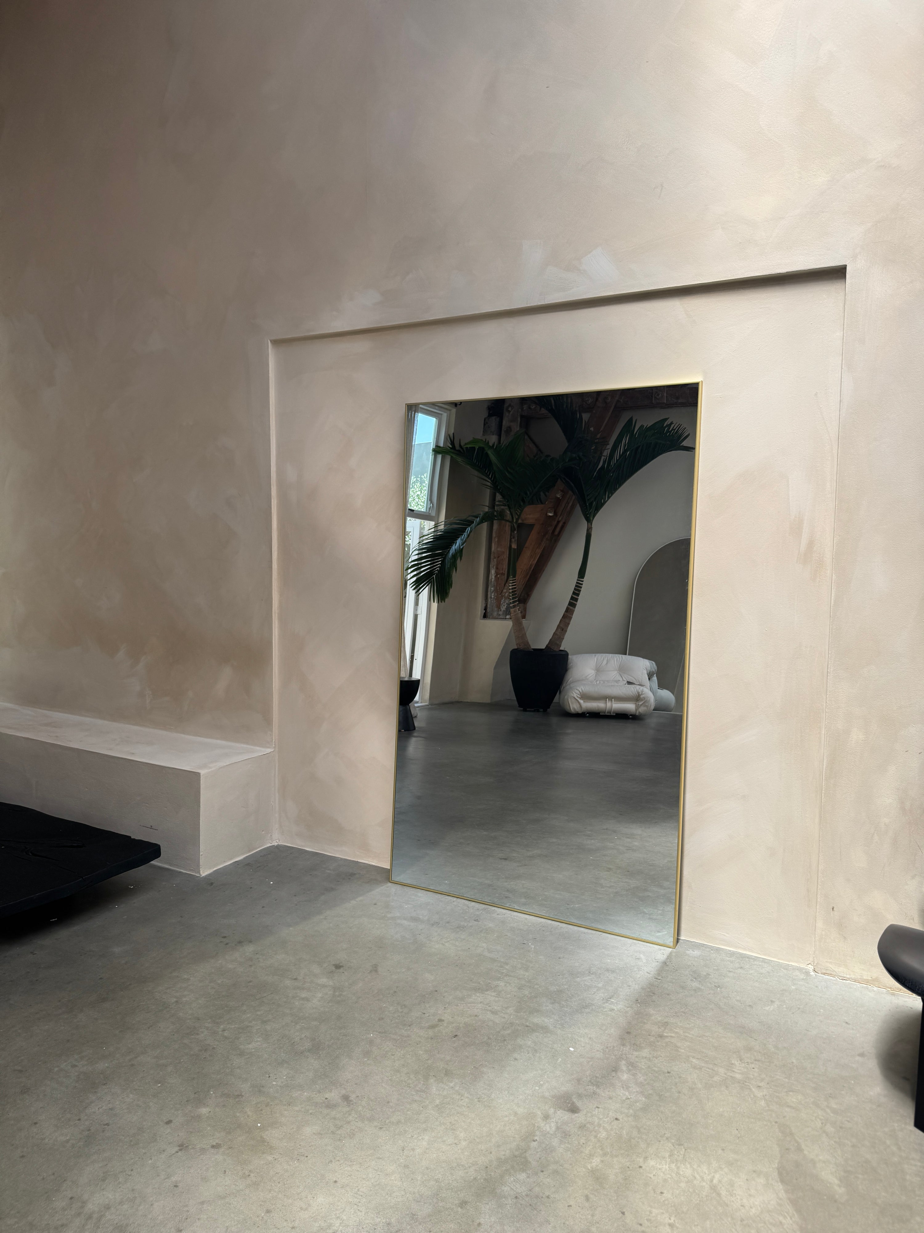 MEGA GROTE SPIEGEL AURA | 200 cm x 120 cm goud
