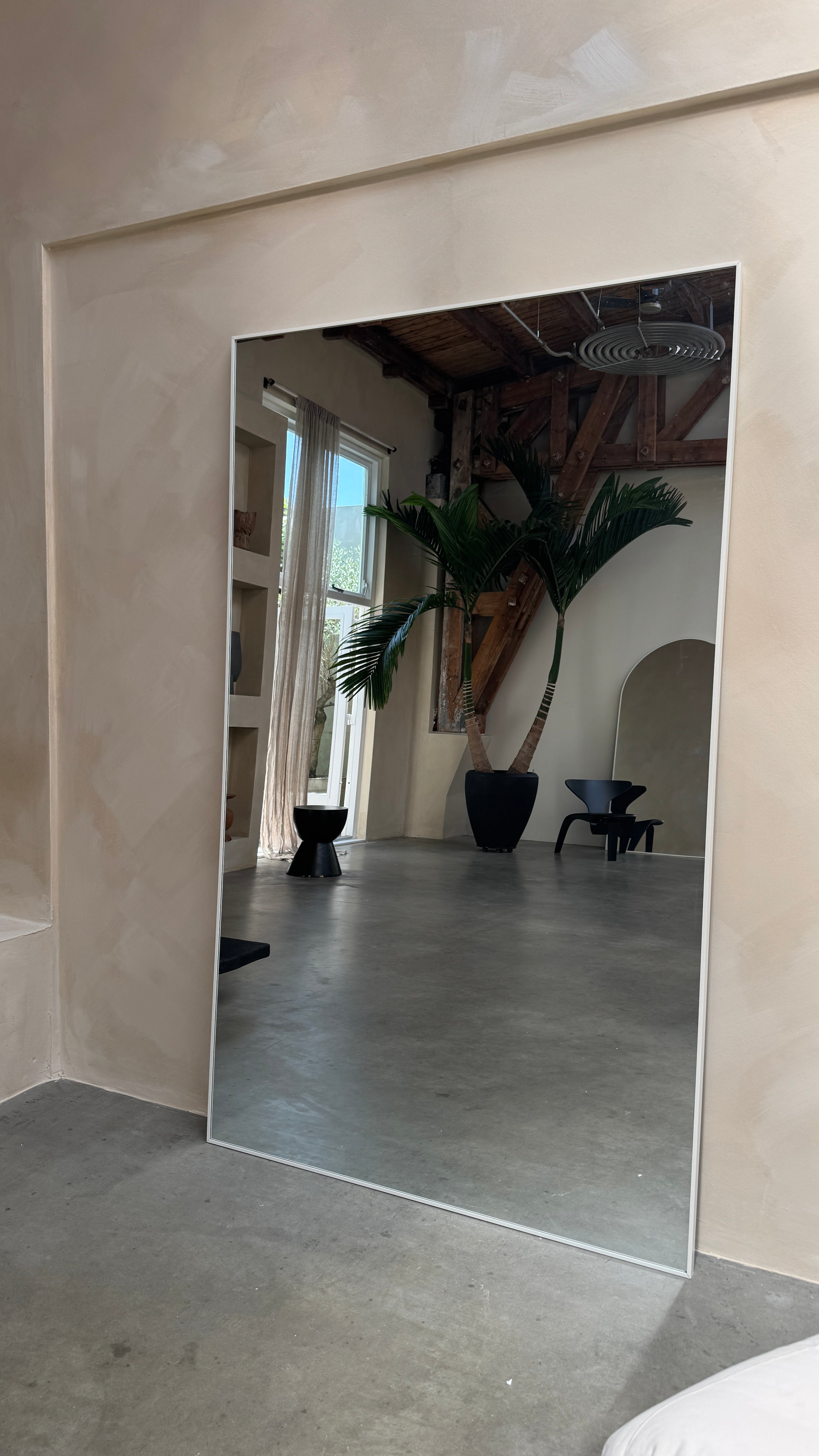 MEGA GROTE  SPIEGEL AURA  | 200 cm x 120 cm wit